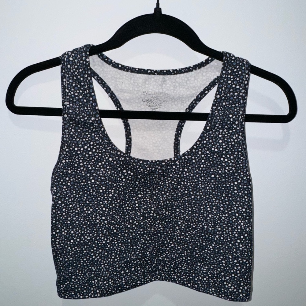 Black and White Polka Dot Women's Tank Top